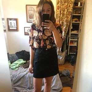 & Other Stories black denim skirt